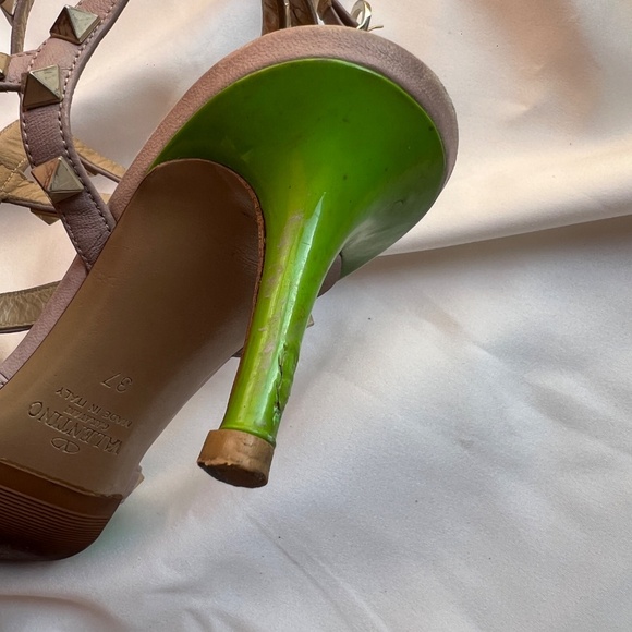 Authentic Valentino Garavani studded heels Green - Picture 11 of 14